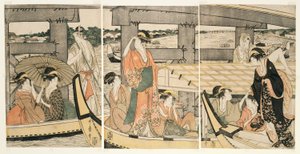Boven en Onder de Ryogoku Brug (Ryogokubashi no ue, shita)