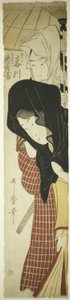 De Courtisane Umegawa en Chubei van de Koeriersdienst, c.1797 door Kitagawa Utamaro