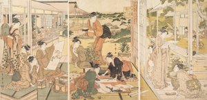 De Vier Vaardigheden Kinkishoga, ca. 1788-90 door Kitagawa Utamaro