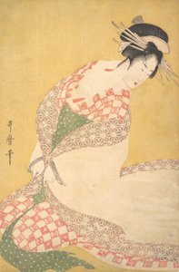 De Buitenmantel door Kitagawa Utamaro