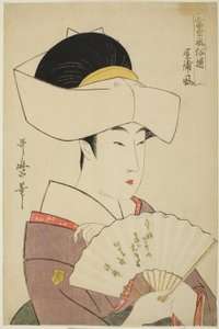 De Stijl van een Feodale Heer zijn Huishouden (Yashiki-fu), uit de serie Gids voor Hedendaagse Stijlen (Tosei fuzoku tsu) door Kitagawa Utamaro