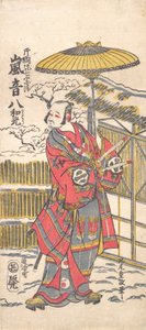 Arashi Otohachi I als een beroemde komiek, ca. 1766 door Kitao Shigemasa