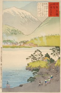 De Yumoto-Zwavelbron, Nikko door Kiyochika Kobayashi