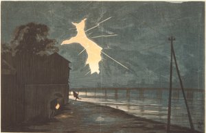 Donder en bliksem over de Onmaya-brug