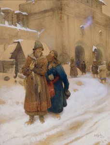 Podyachy, 1913 door Klavdiy Vasilievich Lebedev