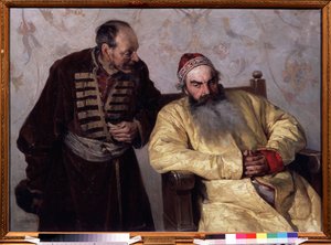 Een aanklacht aan de Boyard door Klavdiy Vasilievich Lebedev