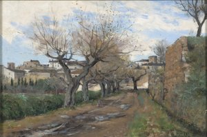 Een Straat in Frejus, 1878