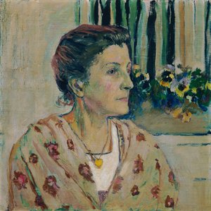 Charlotte Moser, zus van de kunstenaar door Koloman Moser