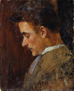 Jeugdportret Rudolf Steindl, zwager van de kunstenaar