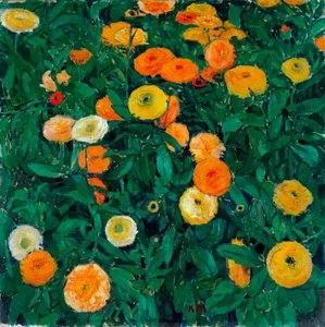Afrikaanse goudsbloemen door Koloman Moser