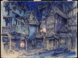 Decorontwerp voor het ballet Esmeralda van Anton Simon (1851-1916)