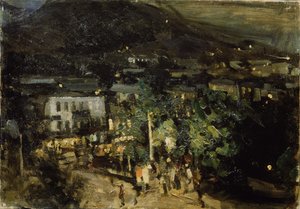Zuidelijke nacht, 1904 door Konstantin Alekseevich Korovin