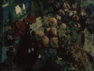 Stilleven. Wijnstok en vruchten, 1917