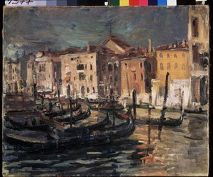 Venetië door Konstantin Alekseevich Korovin