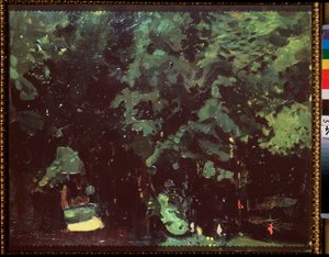 Een park door Konstantin Andreevic Somov