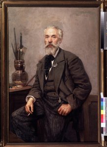 Portret van de kunstenaar Konstantin Savitsky