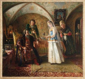Uit het dagelijks leven van de Russische bojaar in de 17e eeuw door Konstantin Egorovich Makovsky