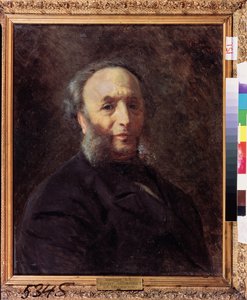 Portret van schilder Ivan Aivazovsky (1817-1900) door Konstantin Egorovich Makovsky