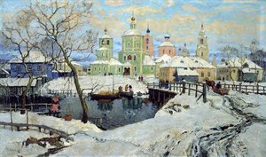 Klein dorp Torzhok, 1917