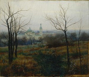De herfst is voorbij, 1887 door Konstantin Konstantinovich Pervukhin