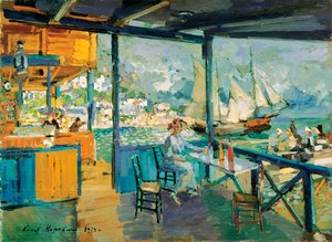 Pier in Gurzuf, 1914