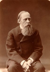 Mikhail Saltykov-Shchedrin, Russische auteur, 1880s door Konstantin Schapiro