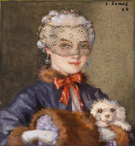 Dame met een hond