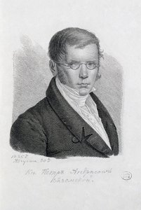 Portret van de Dichter Prins Pyotr Andreyevich Vyazemsky 1792-1878