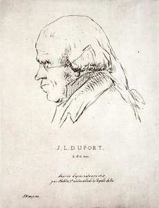 Jean-Louis Duport op 80-jarige leeftijd (1749-1819) door Korblin (after)