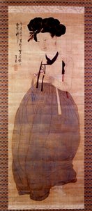 Koreaanse kunst: Portret van een geisha