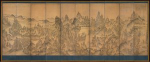 Zeven Juweelberg, Shunman, late 1800s door Korean School