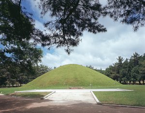 Tumulus van Koning Muryong door Korean School