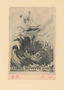 Ex libris van Andor Schäffer