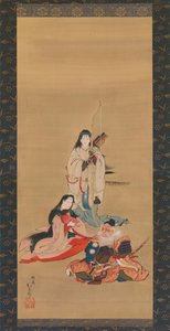 De Legendarische Keizerin Jingu, midden 19e eeuw