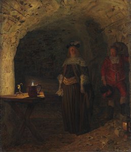 Leonora Christina, geleid door Frederik Ahlefeldt in de Blauwe Toren, 1893 door Kristian Zahrtmann
