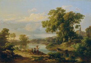 Lente aan de rivier