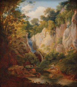 Landschap met kloof door Károly Markó d. Ä.