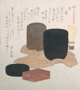 Zwart, 19e eeuw door Kubo Shunman