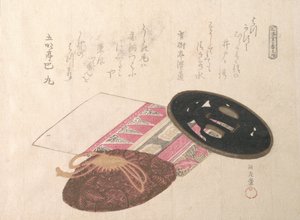 Tsuba zwaardbeschermer en tassen, 19e eeuw