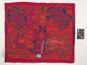Shirt Paneel (Mola) door Kuna Indian Culture