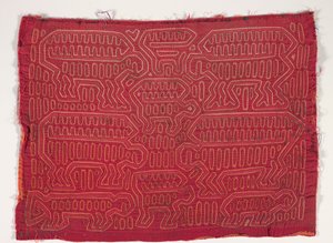 Shirt Paneel (mola), ca. 1950 door Kuna Indian Culture