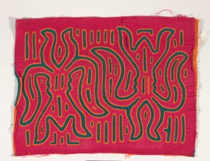 Shirt Paneel (mola), ca. 1950 door Kuna Indian Culture