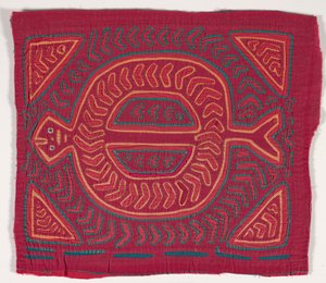 Shirt paneel (mola) door Kuna Indian Culture