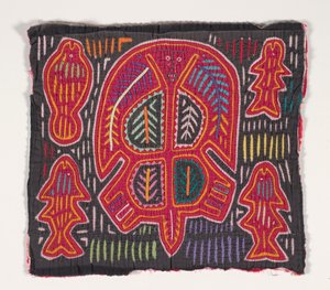 Shirt paneel (mola) door Kuna Indian Culture