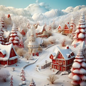 3D Sneeuwerige Kerst 4