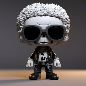 Chibi klein skelet 1 door Kurt Heppke