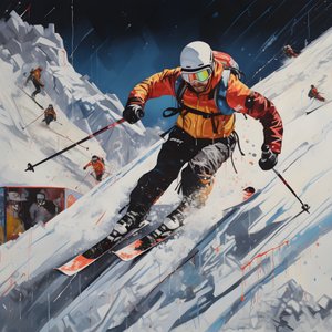 Het tweehonderdvierenzestigste schilderij sinds de tweede keer dat de koudste winternachten voorbij zijn 2