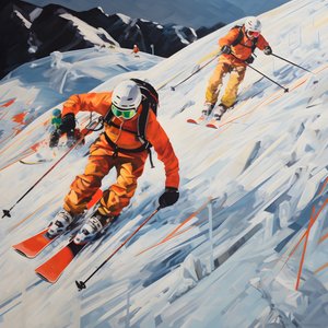 Het tweehonderdvierenzestigste schilderij sinds de tweede keer dat de koudste winternachten voorbij zijn 4