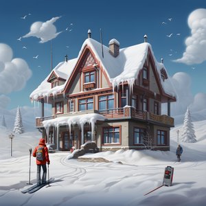 Een Huis met een Skimuts 3