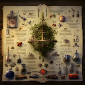 Visuele weergaven van theorieën over het manuscript, zoals plantaardige medische gidsen, buitenaardse talen en verfijnde hoaxes 2